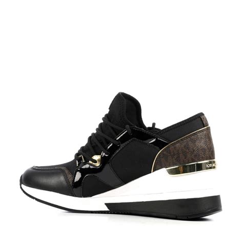 sleehak sneakers michael kors|michael kors black sneakers women's.